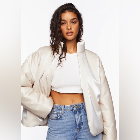 Open-Front Puffer Jacket - Picture 2 of 7